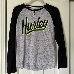 Hurley Boys long sleeve t-shirt. Size Large
